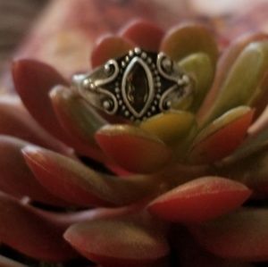 Bali Silver Citrine Ring